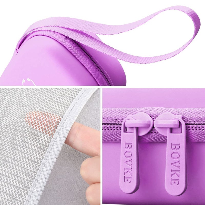 BOVKE Travel Carrying Case Compatible with 3M Littmann Classic III, Lightweight II S.E, MDF Acoustica Deluxe Stethoscopes - Extra Room for Medical Scissors EMT Trauma Shears and LED Penlight, Purple - Image 5